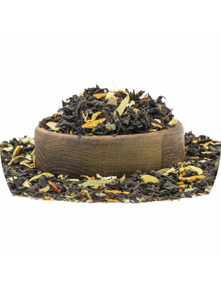 Черный чай сладкий цитрус