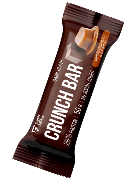 Батончик CRUNCH BAR ДВОЙНОЙ ШОКОЛАД И КАРАМЕЛЬ