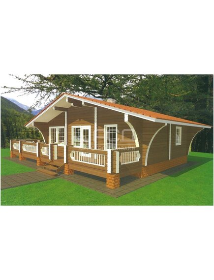 Дом из клееного бруса проект-Янтарь