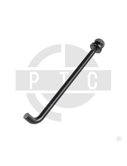 Анкерный фундаментный болт 1.1 М24х200 мм изогнутый ГОСТ 24379.1-2012