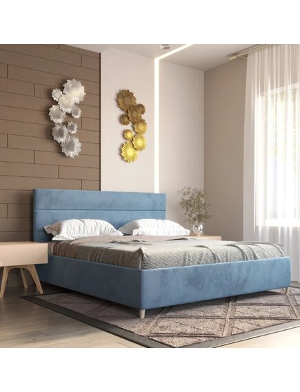 Двуспальная кровать с настилом Медиум, 160х200