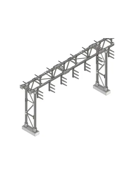 Двухстоечная кабельная эстакада