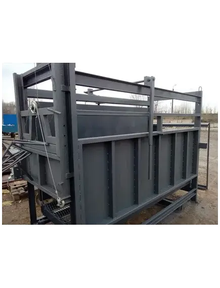 Бокс оглушения КРС саморазгружающийся пневматический