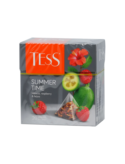 Чай TESS. PYRAMIDS COLLECTION. SUMMER TIME (травяной) карт.упаковка, 20 пирамидки