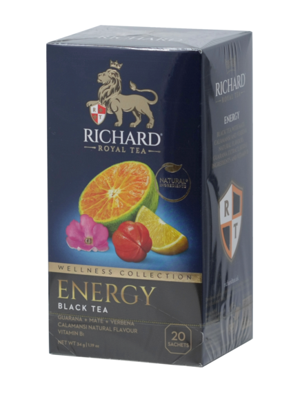 Чай RICHARD. WELLNESS ENERGY карт.упаковка, 20 пак.