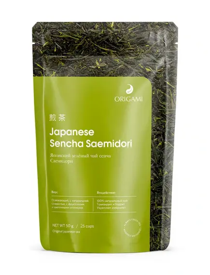 Японский чай сенча Саемидори ORIGAMI, 50 г