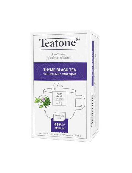 Черный чай THYME BLACK TEA