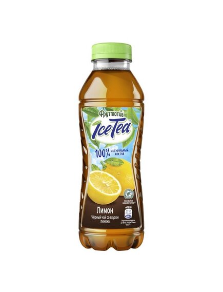 Холодный чай Айс Ти (ICE TEA) Черный лимон 0,5 л ПЭТ 1(6)