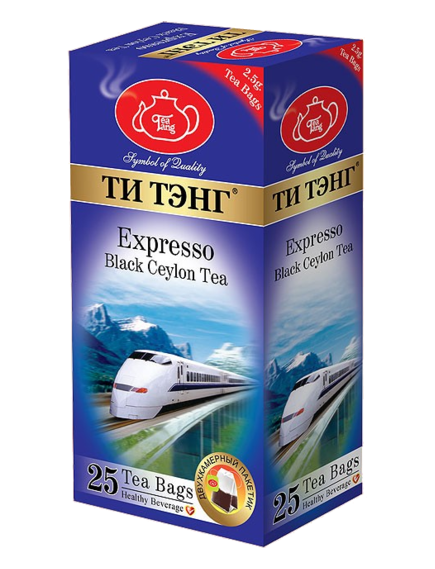 Чай TEA TANG черный "Экспресс", 25 пакетиков