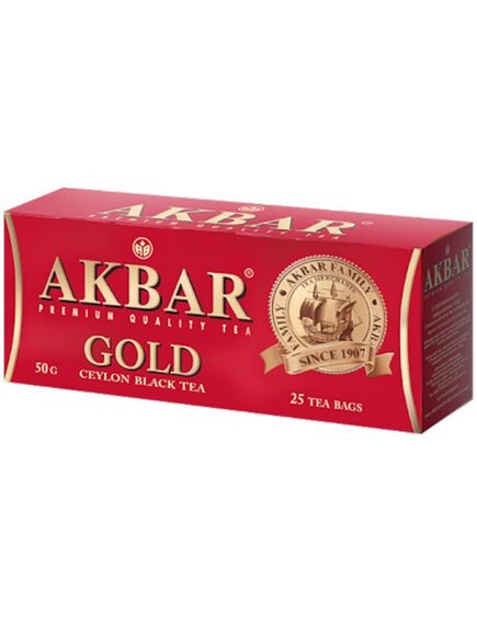 Чай Акбар Золотой 25 пак.