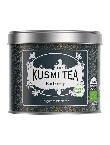 Чай KUSMI TEA EARL GREY (Черный чай с бергамотом), банка (100 гр)