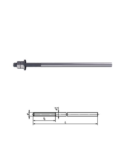 Болт фундаментный прямой 5 М12х150 ГОСТ 24379.1-2012 (80)