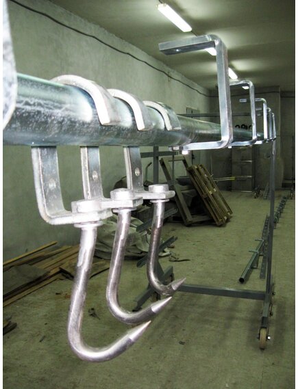 Еврокрюк для трубчатых путей скользящий