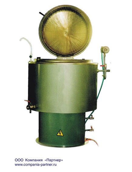 Котел пищеварочный электрический КПЭ-250 со станцией управления