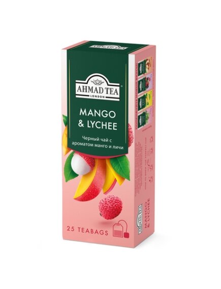 Черный чай с ароматом манго и личи