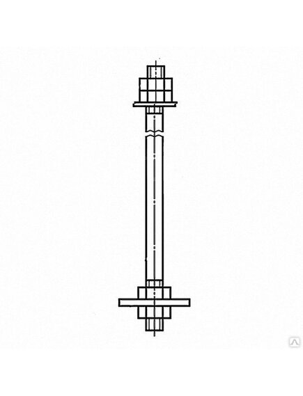 Болт фундаментный 2.1 М42х1250 ГОСТ 24379.1-2012 Вст3пс2