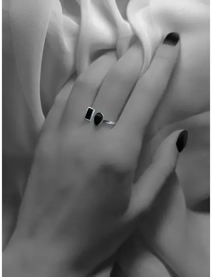 Кольцо "Капля"
