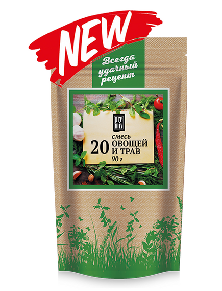 Смесь «20 ОВОЩЕЙ И ТРАВ» PREMIX