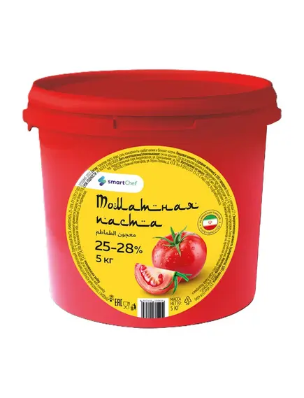 Томатная Паста SMART CHEF 25-28% 5кг Ведро