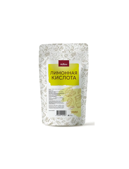 Кислота лимонная, 1000 гр, (Айдиго)