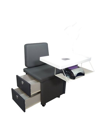 Банкетка для экспресс маникюра с электродвигателем