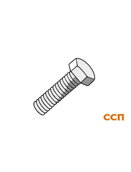 Болт М6х22 8.8 DIN 1445 с уменьшенной плоской головкой и резьбовой цапфой