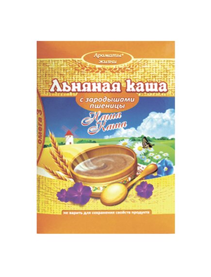 Льняная каша с зародышами пшеницы