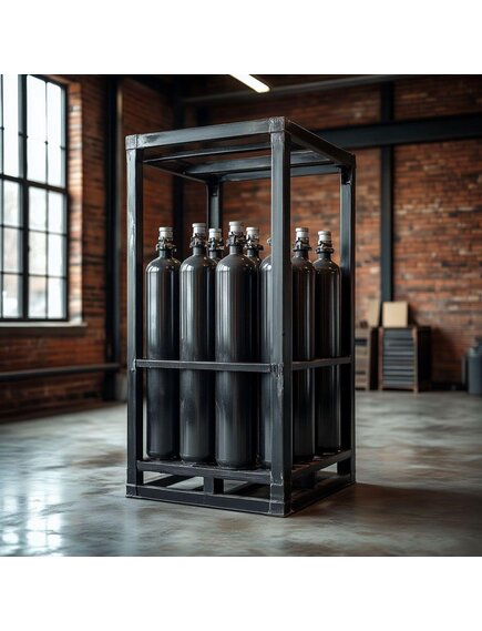 Паллета контейнер для 12-ти газовых баллонов 40/50 л КБК-01