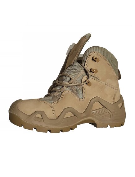 Тактические треккинговые летние ботинки БАРС СРЕДНИЙ БЕРЕЦ песок