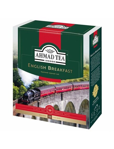 Чай AHMAD ENGLISH BREAKFAST 100пакетиков
