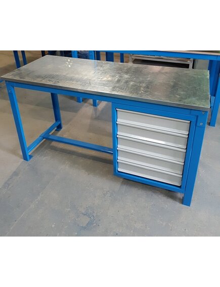 Верстак со стальной столешницей 1200х600 мм