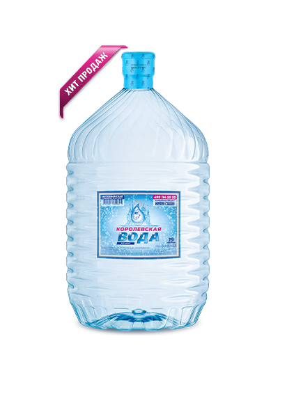 Вода питьевая Королевская в одноразовой ПЭТ таре 19 л