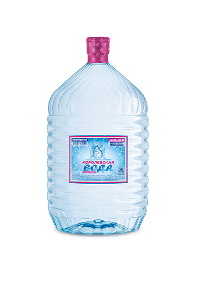 Вода питьевая Королевская ПРЕМИУМ в одноразовой ПЭТ таре 19 л