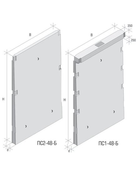 Стеновые панели резервуаров ПС1-30-Б2