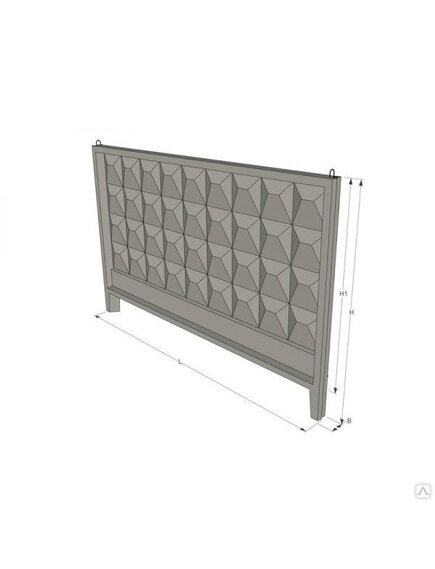 Блоки ограждения площадок