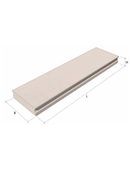 Плиты перекрытий ребристые сер. ИИ24-1/70; 1.442.1-5.94