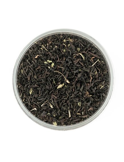 Черный чай с мятой