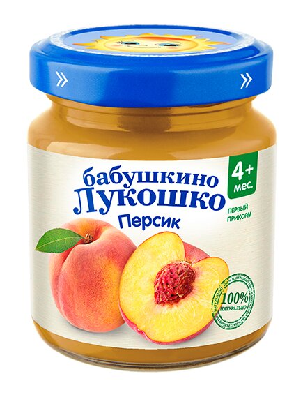 Фруктовое пюре из персиков