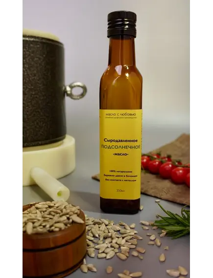 ПОДСОЛНЕЧНОЕ масло сыродавленное