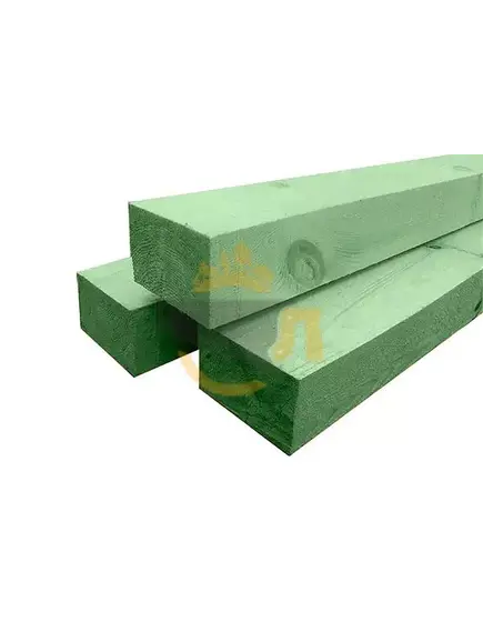 Брус обрезной сухой антисептированный 100х100х6000 мм