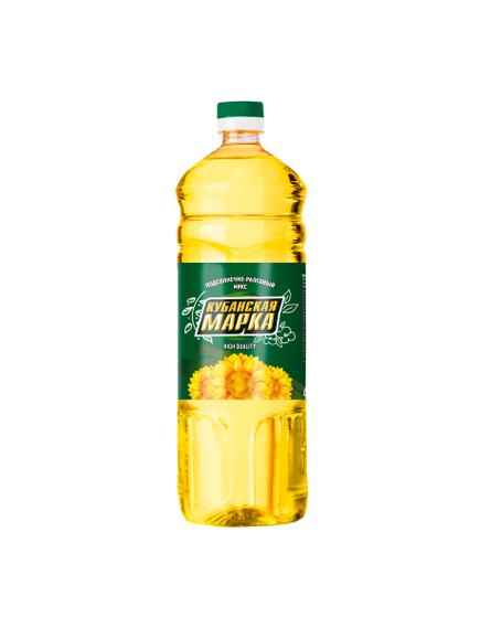 Подсолнечное масло «Кубанская Марка» упак. 1л.