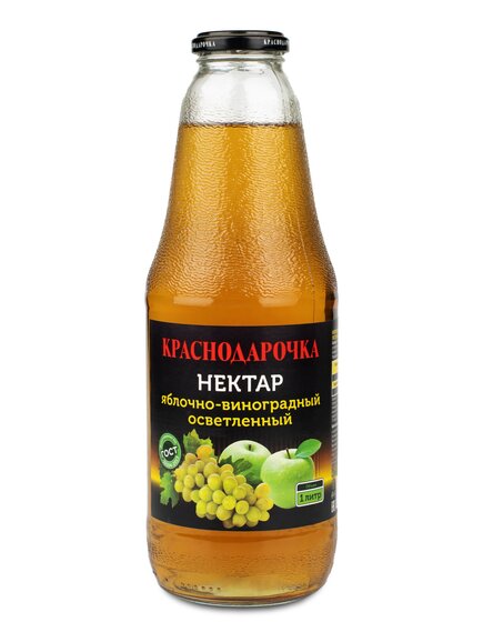 Яблочно-виноградный нектар «Краснодарочка», 1 л