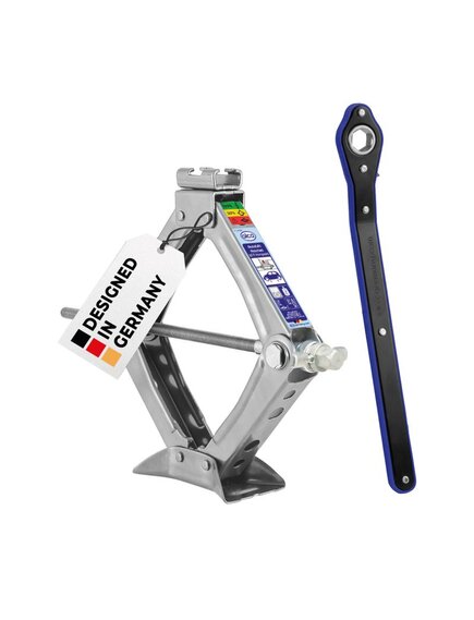 Трещотка ALCA® AUTOLIFT 1т Домкрат ножничный с храповым механизмом 1,0 т