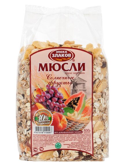 Мюсли "Солнечные фрукты"