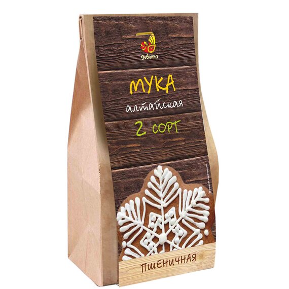 Мука пшеничная хлебопекарная 2 сорт 700 г