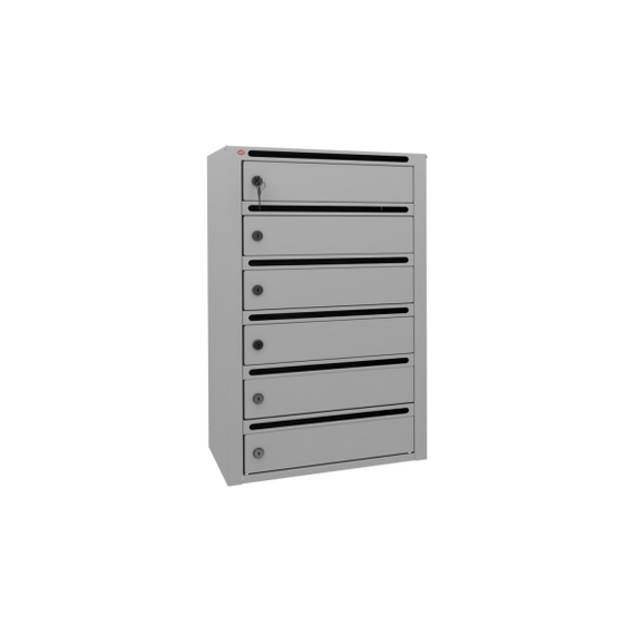 6-и секционный почтовый ящик «Гарант»