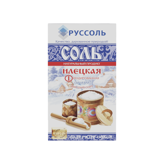Соль пищевая молотая йодированная, сорт высший, помол №1