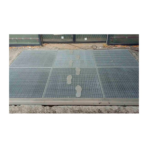 Рифленая металлическая накладка "След"