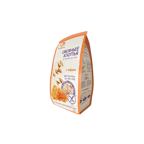 Овсяные хлопья с мёдом