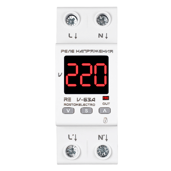 Реле напряжения RE V-63А